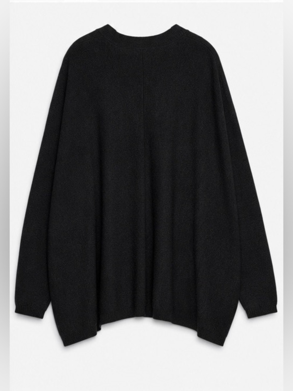 ZARA Oversized Jumper In BLACK - Picture 5 of 5